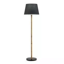 Kirklands Home Nassau Bamboo Martha Stewart Floor Lamp Black