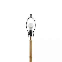 Kirklands Home Nassau Bamboo Martha Stewart Floor Lamp Black