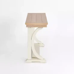 Hot Kirklands Home Natural & Cream Wood Bristol Console Table Tan