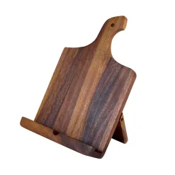 Online Kirklands Home Natural Acacia Wood Cookbook Holder Brown