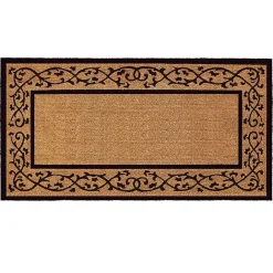 Discount Kirklands Home Natural and Black Abby Doormat, 48x30 in.