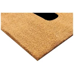 Online Kirklands Home Natural and Black Coir Hello Doormat, 29x17 in.