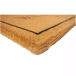 Discount Kirklands Home Natural and Black Welcome Doormat, 48x30 in.