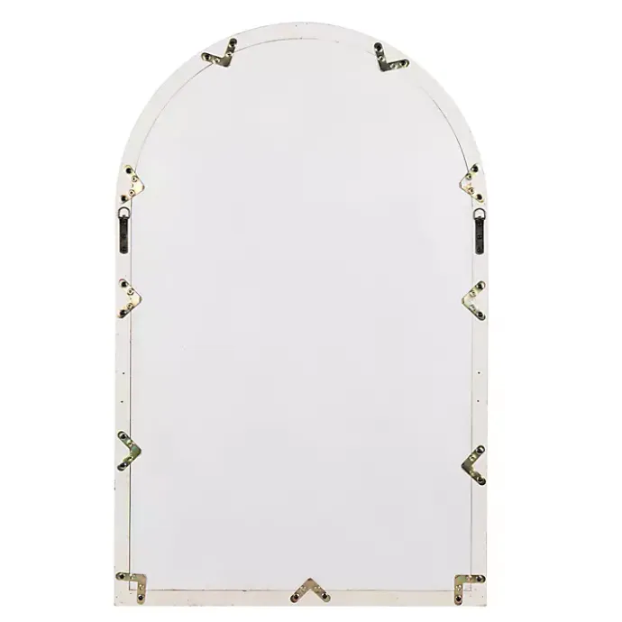 Best Kirklands Home Natural Arched Pane Doors Wall Mirror