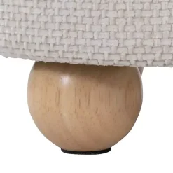 Kirklands Home Natural Bacci Nesting Ottomans, Set of 2 Tan