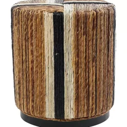 Kirklands Home Natural Banana Leaf Wrapped Accent Table