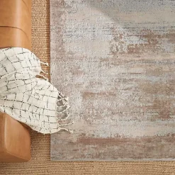Kirklands Home Natural Bleach Jute Reversible Area Rug, 8x10 Tan