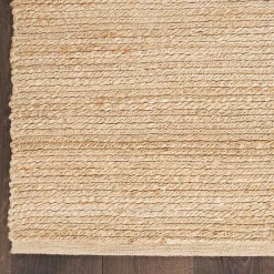 Online Kirklands Home Natural Bleached Jute Area Rug, 3x5 Tan