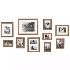 Kirklands Home Natural 10-pc. Gallery Wall Frame Set Brown