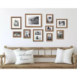 Kirklands Home Natural 10-pc. Gallery Wall Frame Set Brown