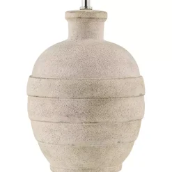 Online Kirklands Home Natural Ceramic 2-pc. Lamps with Seagrass Shades Tan