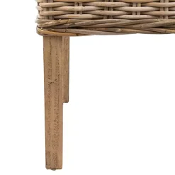 Kirklands Home Natural Coastal Rat 2-pc. Dining Chair Set Tan