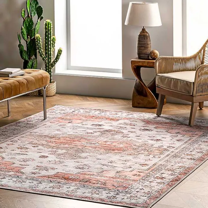 Online Kirklands Home Natural Faded Vintage Washable Runner