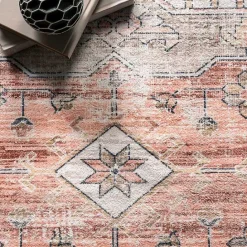 Online Kirklands Home Natural Faded Vintage Washable Runner