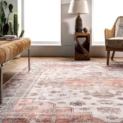Best Kirklands Home Natural Faded Vintage Washable Area Rug, 3x5