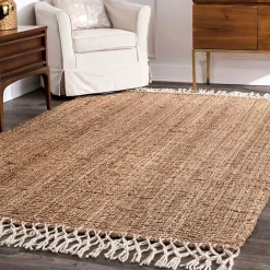 Online Kirklands Home Natural Handwoven Area Rug, 10x14 Tan