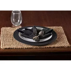Outlet Kirklands Home Natural Jute Braided Placemats, Set of 4 Tan