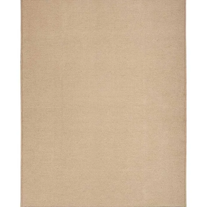 Discount Kirklands Home Natural Jute Solid Woven Area Rug, 7x9 Tan