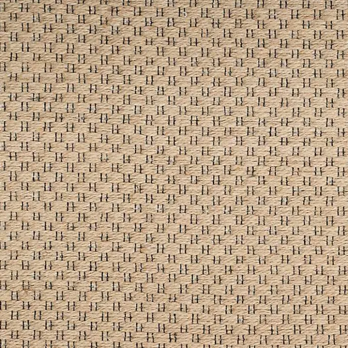Discount Kirklands Home Natural Jute Solid Woven Area Rug, 7x9 Tan