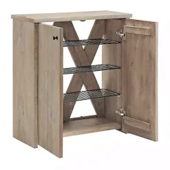 Outlet Kirklands Home Natural Mango Wood Shoe Cubbie