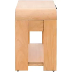 Best Kirklands Home Natural Modern Curve Nightsd Tan