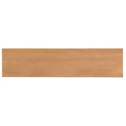 Outlet Kirklands Home Natural Pine Wood Knotted Column Bench Tan