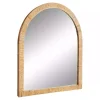 Online Kirklands Home Natural Rattan Arch Wall Mirror