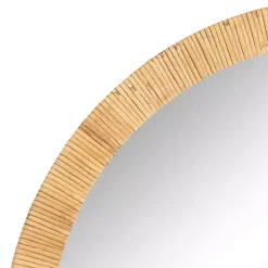 Online Kirklands Home Natural Rattan Arch Wall Mirror