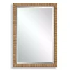 Clearance Kirklands Home Natural Rattan Beveled Wall Mirror