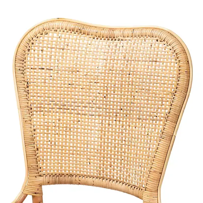 Hot Kirklands Home Natural Rat Woven Irene Dining Chair Tan