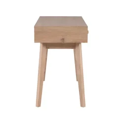 Kirklands Home Natural Ripples 2-Drawer Wood Desk Brown
