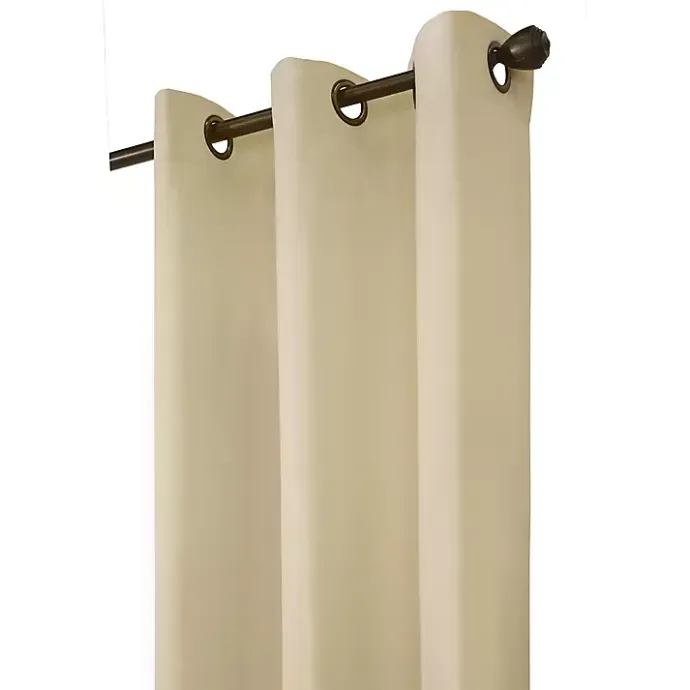Outlet Kirklands Home Natural Room Darkening Curtain Panel Set, 95 in. Tan