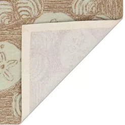 Online Kirklands Home Natural Sand Dollar Outdoor Accent Rug