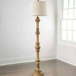 Online Kirklands Home Natural Savannah Floor Lamp Brown
