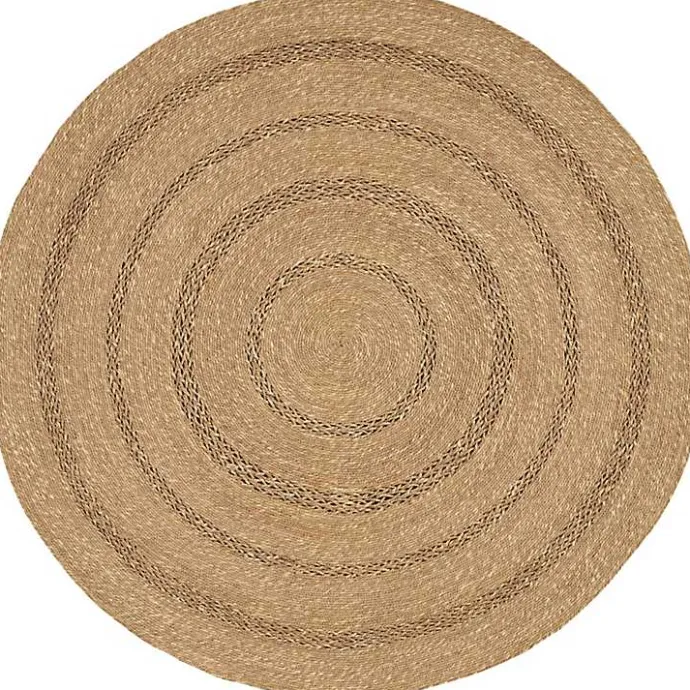 Hot Kirklands Home Natural Seagrass Indoor/Outdoor Area Rug, 4x4 Tan