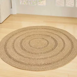 Hot Kirklands Home Natural Seagrass Indoor/Outdoor Area Rug, 4x4 Tan