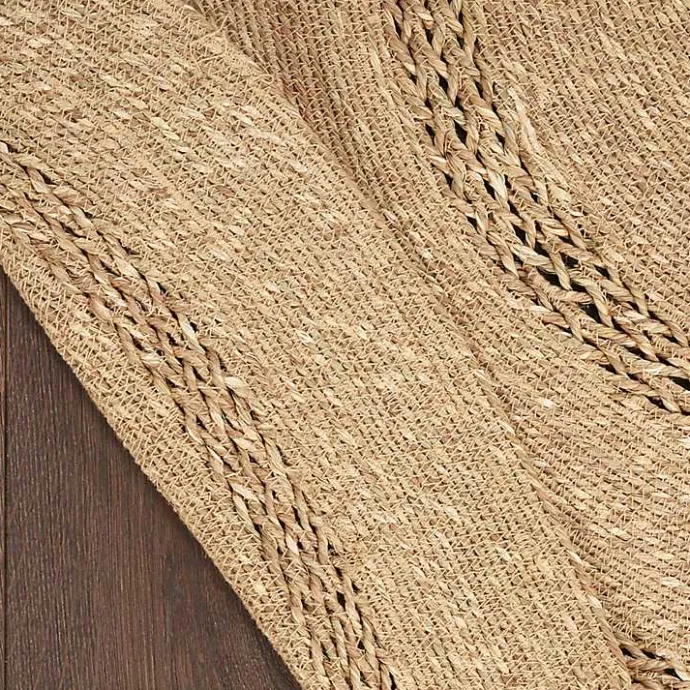 Hot Kirklands Home Natural Seagrass Indoor/Outdoor Area Rug, 4x4 Tan