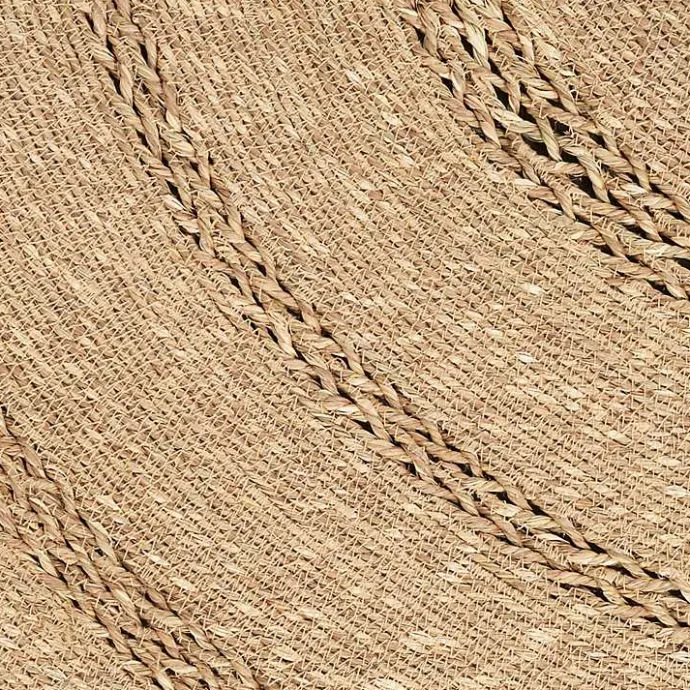 Hot Kirklands Home Natural Seagrass Indoor/Outdoor Area Rug, 4x4 Tan