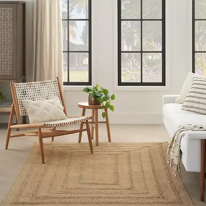Online Kirklands Home Natural Seagrass Indoor/Outdoor Area Rug, 4x6 Tan