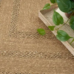 Kirklands Home Natural Seagrass Indoor/Outdoor Area Rug, 5x7 Tan
