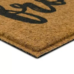 Hot Kirklands Home Natural Shut the Front Door Doormat Tan
