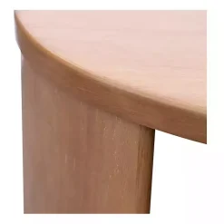 Kirklands Home Natural Skye Round Coffee Table Tan