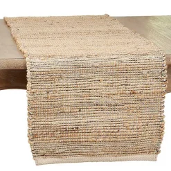 Best Kirklands Home Natural Woven Table Runner Tan