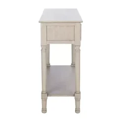 Best Kirklands Home Natural Textured 2-Drawer Console Table Tan