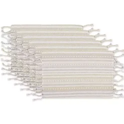 Kirklands Home Natural Tonal Stripe Placemats, Set of 6