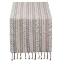 Discount Kirklands Home Natural Tonal Stripe Table Runner