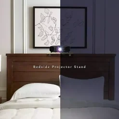 Discount Kirklands Home Natural Wood Bedside Shelf Tan