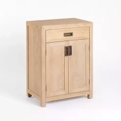 Best Kirklands Home Natural Wood Closed Modular Cabinet Tan
