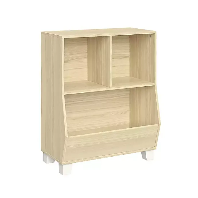 Online Kirklands Home Natural Wood Cubby Cabinet Tan