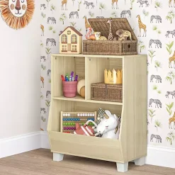 Online Kirklands Home Natural Wood Cubby Cabinet Tan